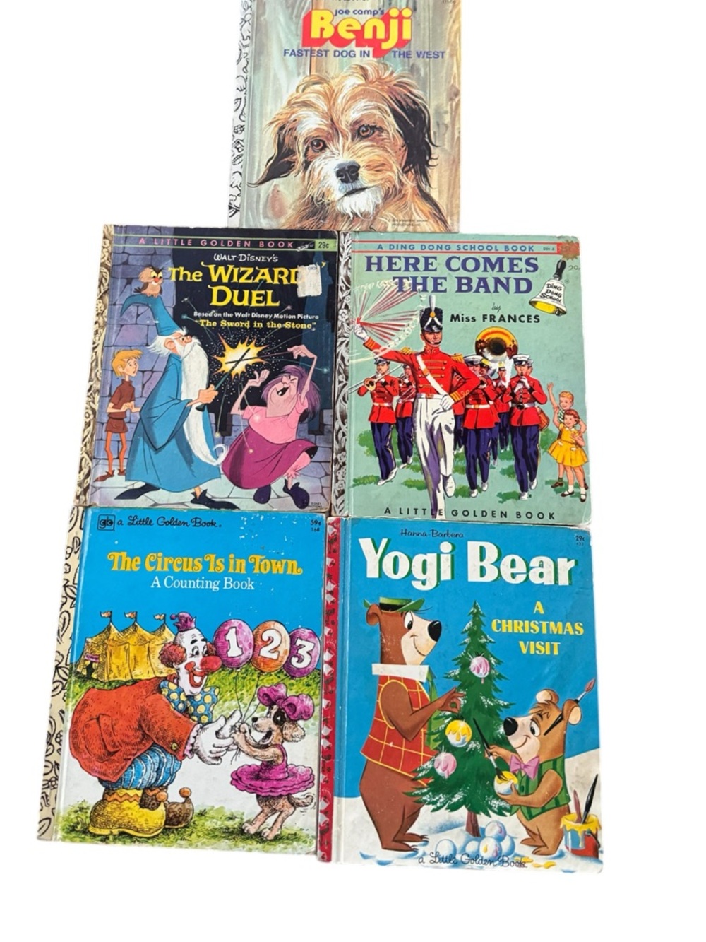 Vintage Little Golden Books Lot - Colorful Children's Classics